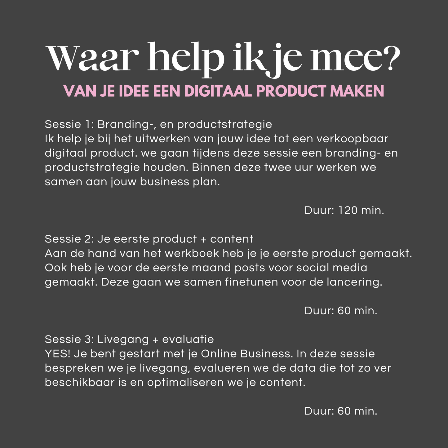 1:1 Coaching