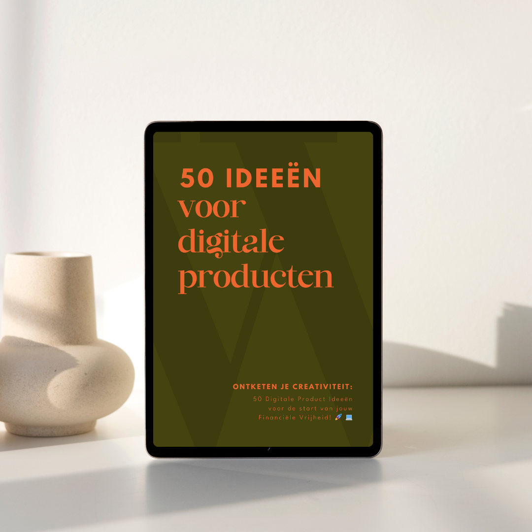 50 Ideeën voor digitale producten